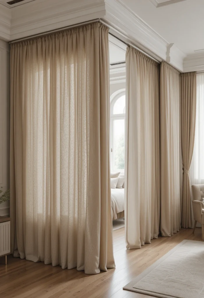 Living Room Partition Ideas