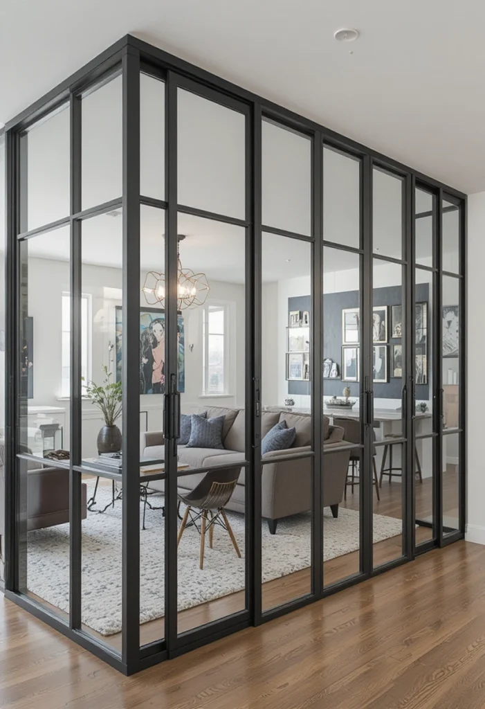 Living Room Partition Ideas