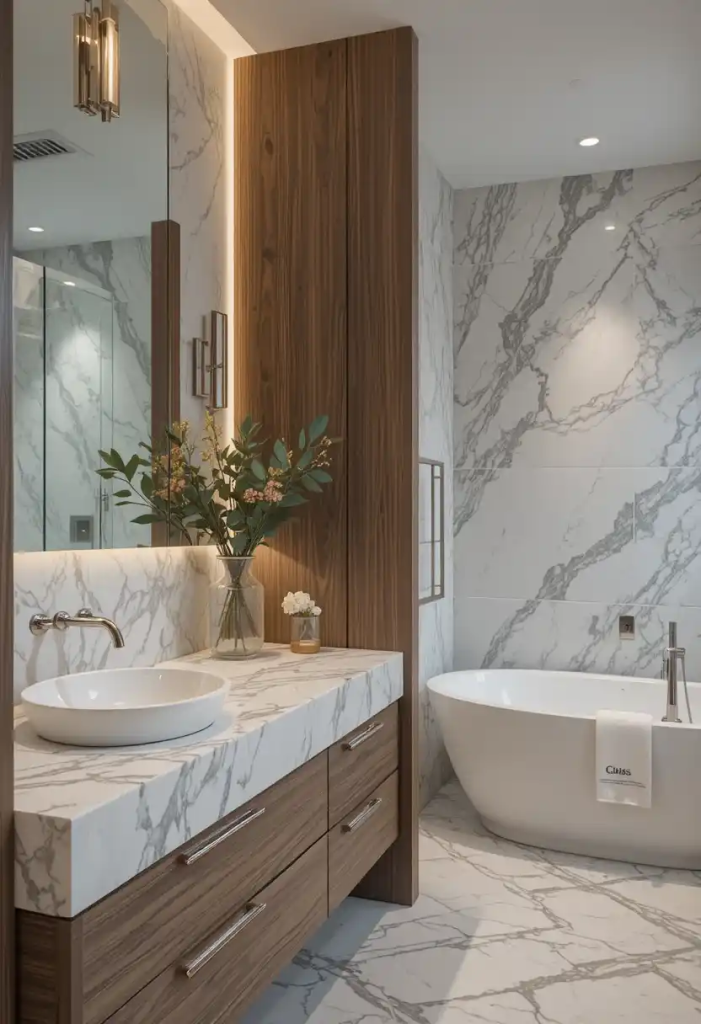 black marble bathroom decor ideas