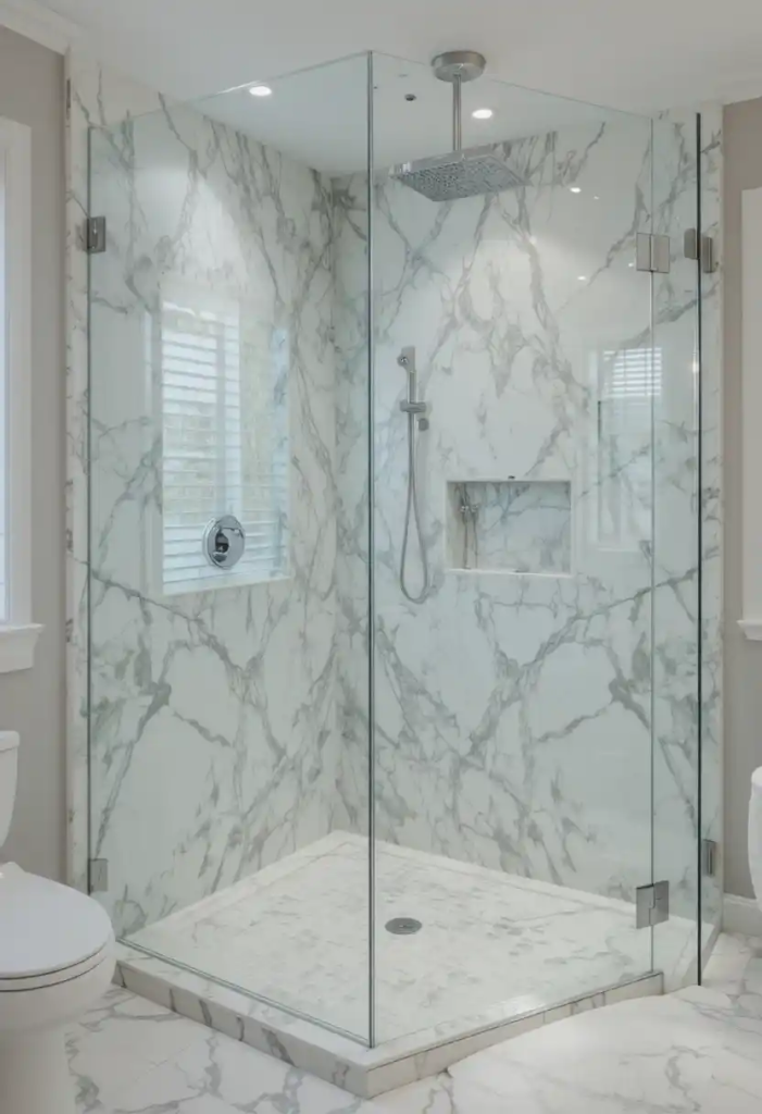 luxury marble bathroom design