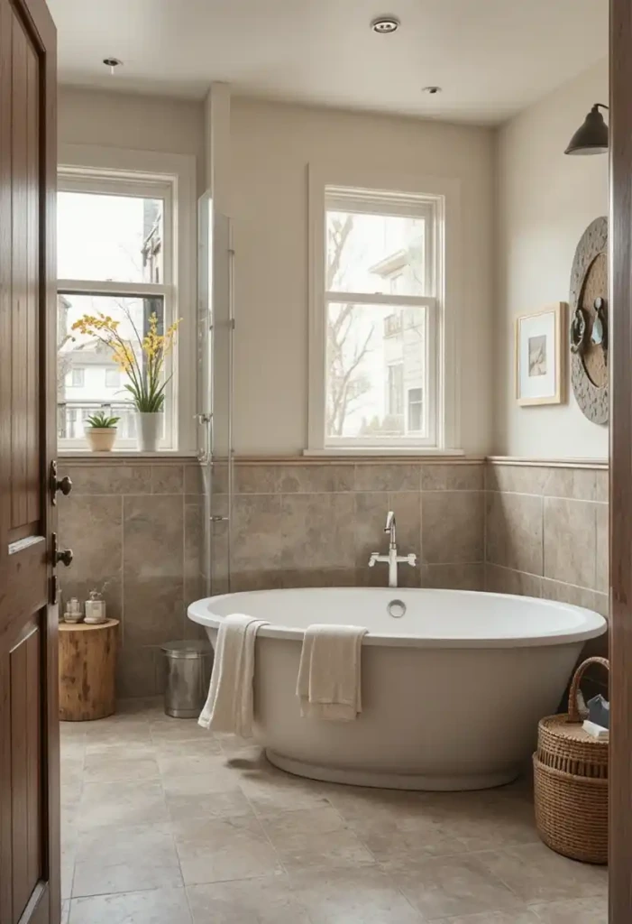 28 Earthy Bathroom Ideas