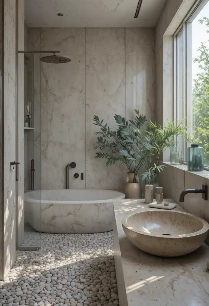 nature inspired bathroom