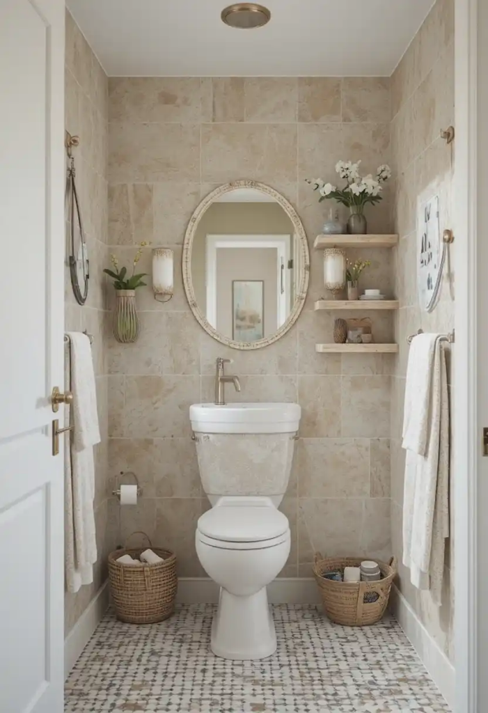 earthy bathroom ideas on a budget
