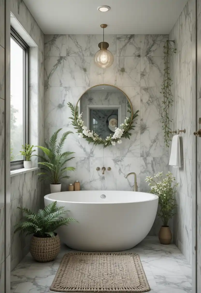 earthy bathroom aesthetic