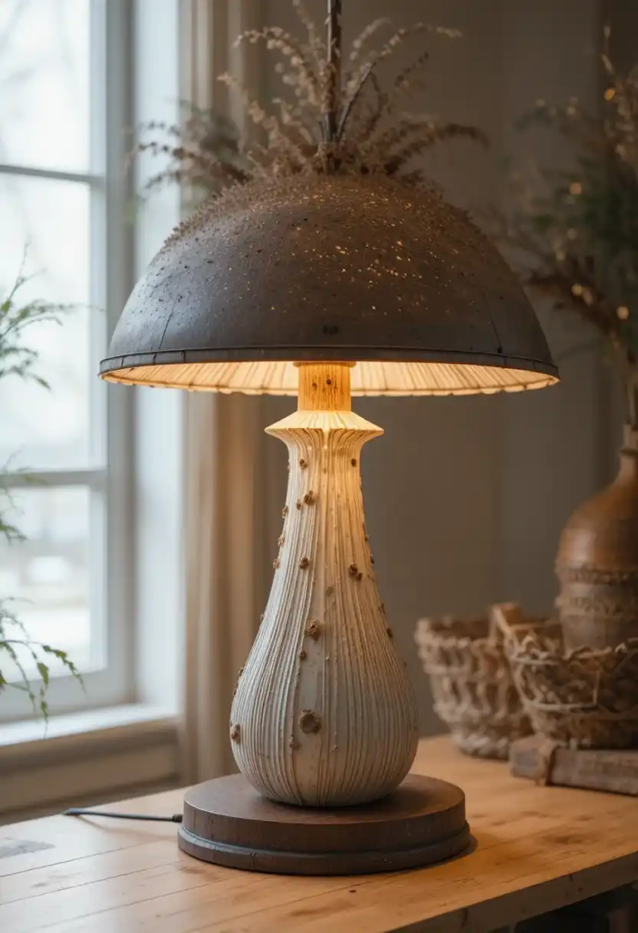 Mushroom Table Lamps for Cozy Lighting