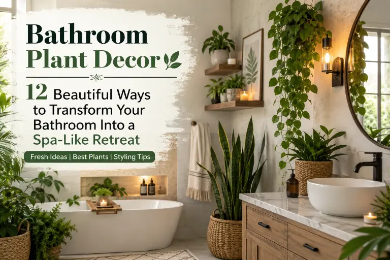 Bathroom Plant Decore