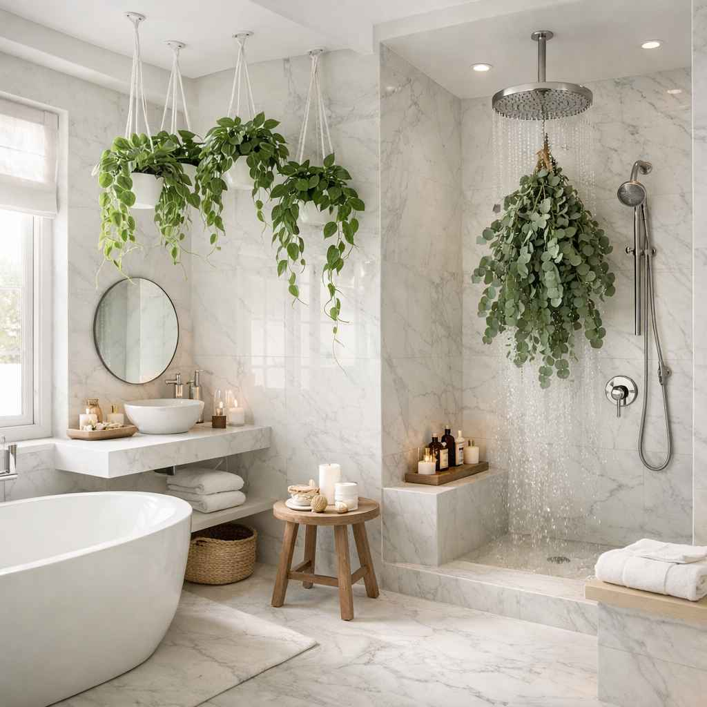 bathroom plant decor ideas
