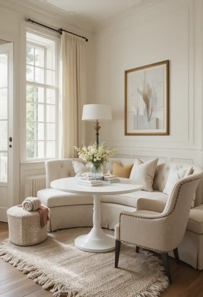 White & Cream Color Combination