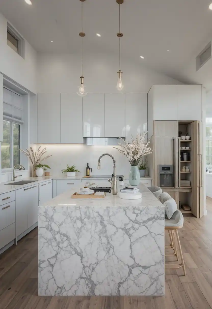 spacious kitchen
