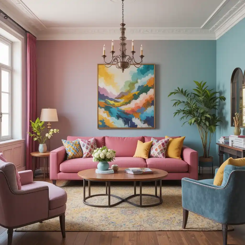 Colourful Living Room