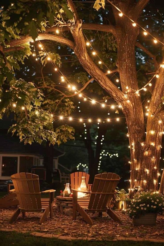 Magical Backyard Lighting