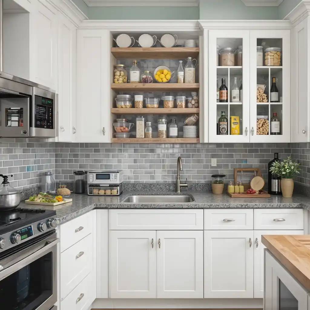 how to organize kitchen cabinets