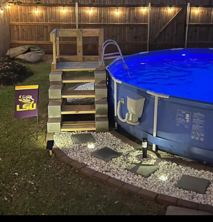 DIY pool ladder