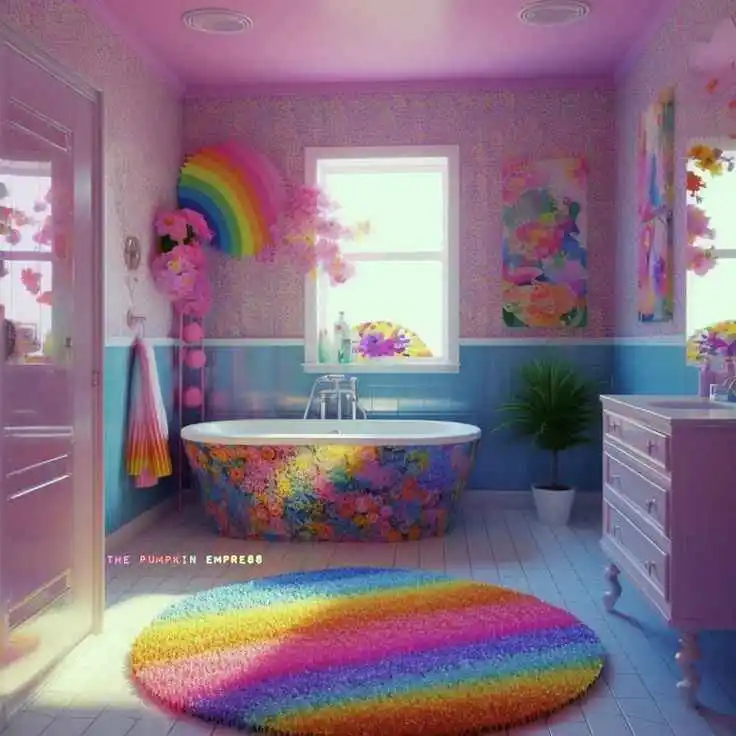 Rainbow Bathroom Ideas